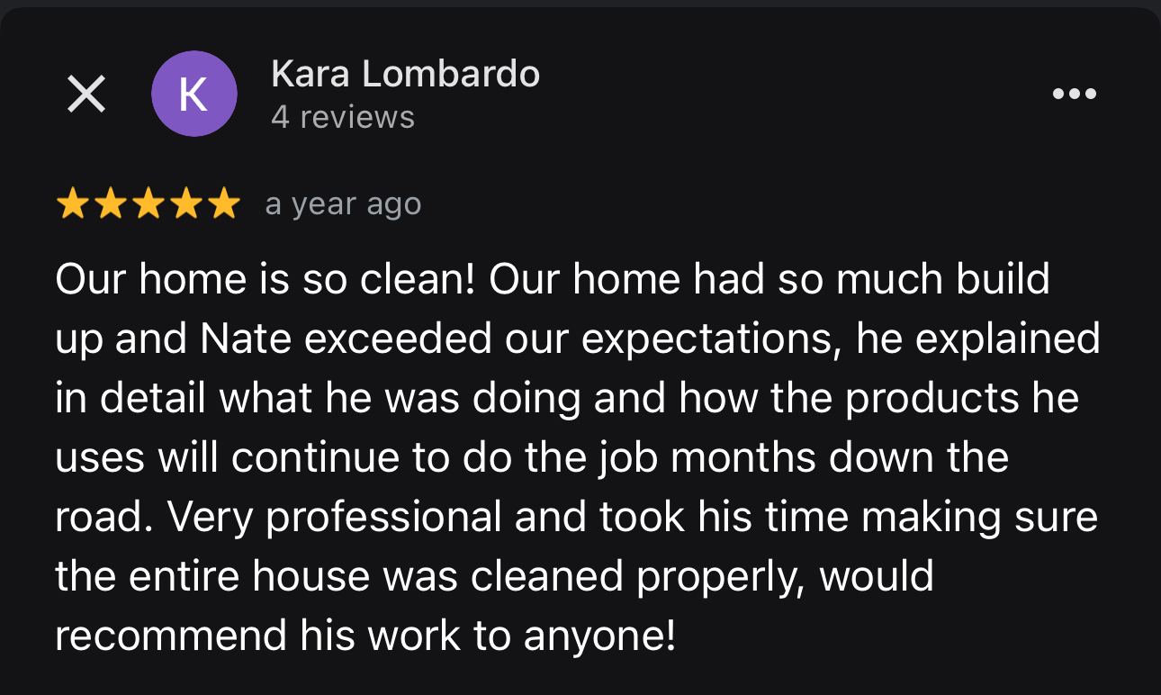 Kara Lombardo Google Review