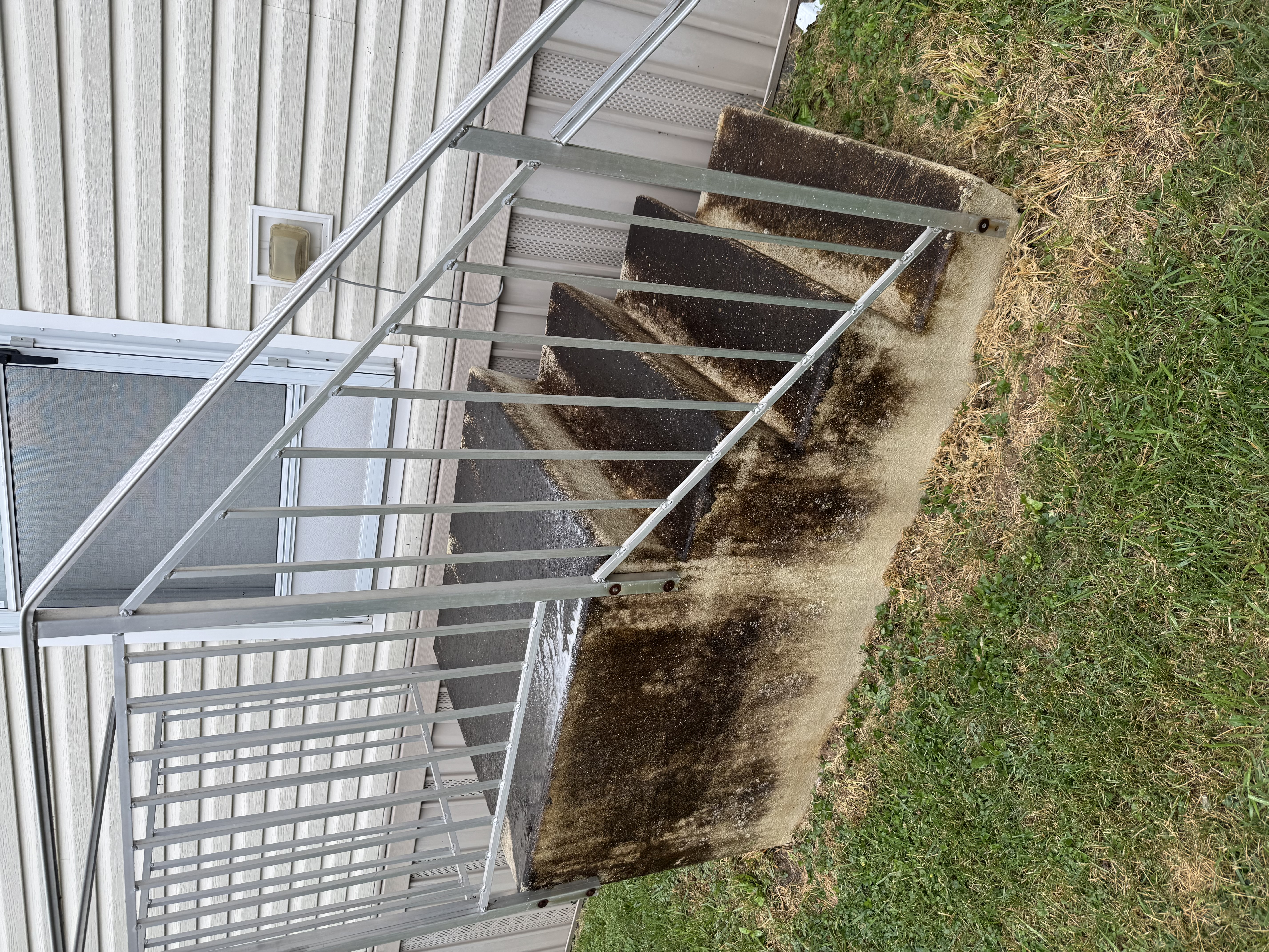 Stairs Before Cleaning